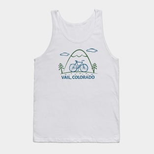 Vail, Colorado Biking Tank Top